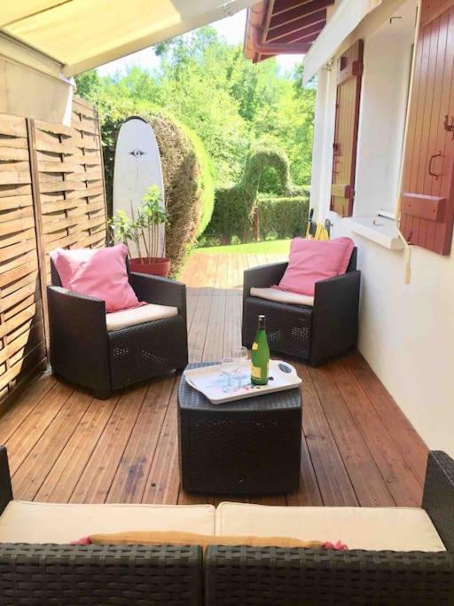 1Km Plage, Agreable Maison 6 Pers Classee 3* Hendaye Eksteriør billede